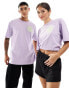 The North Face Voyage backprint oversized t-shirt in lilac