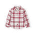 BOBOLI Poplin Check Long Sleeve Shirt