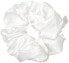 Pure Silk Scrunchie White