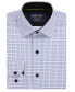 Men's Plaid Four-Way Stretch Button Down Slim Fit Shirt