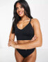 Spanx Seamless contouring longline cami bralette in black