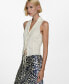 Women's Printed Satin Skirt