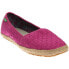 Sanuk Basket Case Woven Slip On Womens Pink Flats Casual 1015599-VVL