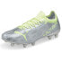 Puma Ultra 1.4 Metallic Firm GroundArtificial Ground Soccer Cleats Womens Silver