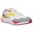 Puma RsMetric Lace Up Womens Grey, Pink, White, Yellow Sneakers Casual Shoes 39