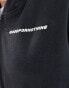 Good For Nothing co-ord crop oversized logo hoodie in black