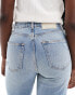 ONLY Juicy high waist wide leg jeans in light blue denim