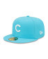 Men's Blue Chicago Cubs Vice Highlighter Logo 59FIFTY Fitted Hat