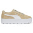 Puma Karmen Platform Womens Beige Sneakers Casual Shoes 38461411