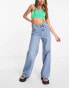 ONLY Hope high waisted wide leg jeans in light blue