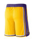 Men's Gold 2019/20 Los Angeles Lakers Icon Edition Swingman Shorts