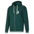 Puma Squad Full Zip Hoodie Mens Green Casual Outerwear 67919143