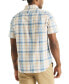 Men's Classic-Fit Stretch Plaid Button-Down Shirt