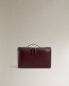 Large leather toiletry bag