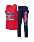 Женская пижама Concepts Sport Womens Navy, Red Atlanta Braves Wordmark Meter Muscle Tank Top and Pants Sleep Set