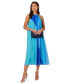 Women's Colorblocked Halter Dress