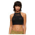 SUPERDRY Crop Halter Crochet sleeveless T-shirt