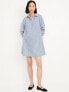 Loose Mini Shirt Dress