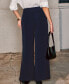 Women's Buttoned High-Rise Wide Leg Pants