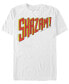 DC Men's Shazam Text Logo Short Sleeve T-Shirt