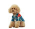 Dobaz Parisian Plaid Camp Dog Shirt - Blue Sz XL