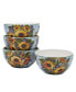 Sunflower Bouquet Set of 4 Ice Cream Bowl