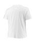 Men's White Green Bay Packers Big and Tall City Pride T-shirt