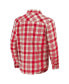 Men's Darius Rucker Collection by Cardinal, Natural USC Trojans Plaid Flannel Long Sleeve Button-Up Shirt