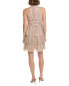 Taylor Metallic Stretch Knit Mini Dress Women's