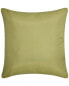 Edie Home Fine Line Embroidered Floral Indoor & Outdoor Decorative Pillow Green