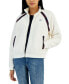 Women's Sherpa Fleece Raglan-Sleeve Bomber Jacket