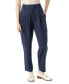 Women's Laila Pinstriped Pleated Tapered Pants