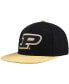 Men's Black/Gold Purdue Boilermakers 2-Tone 2.0 Snapback Hat