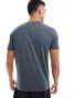 Armani Exchange blurred circle logo print t-shirt in charcoal