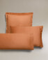 (300 thread count) sateen pillowcase with trim