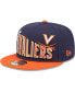 Men's Navy Virginia Cavaliers Two-Tone Vintage-Like Wave 9FIFTY Snapback Hat