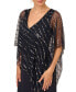 Women's V-Neck Beaded Popover Gown