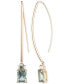 Gold-Tone Stone Threader Earrings