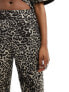 AllSaints Jemi Leppo trouser in leopard print