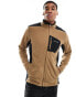 Columbia Klamath Range full zip fleece in brown