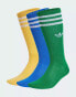 adidas Originals Solid crew socks 3 Pairs in blue