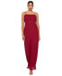 Women's Draped-Back Spaghetti-Strap Gown