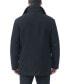 Men Calvin Wool Blend Car Coat with Removable Bib