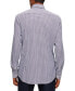 Men's Printed Performance-Stretch Slim-Fit Dress Shirt