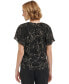 Women's Short Sleeve Printed Top