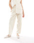 Selected Femme co-ord barrel fit trousers in beige