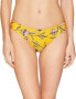 Splendid Golden Girlie Retro Bottom Butterscotch Women's Swimwear Size L 167035