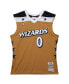 Men's Gilbert Arenas Gold Washington Wizards 2006/07 Hardwood Classics Swingman Jersey