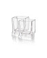 Carre Square Whiskey Glasses, Set of 4