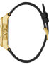 Guess Damen Armbanduhr Shimmer 39 mm Voller Strass auf Gehäuse und Zifferblatt Armband Nylon GW0408L2